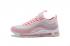 Sepatu Gaya Lari Nike Air Max 97 Wanita Merah Muda Putih 917704-706
