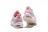 tênis femininos Nike Air Max 97 estilo corrida rosa branco 917704-706