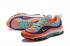 Nike Air Max 98 รองเท้าวิ่งสีส้มสีม่วงหยก 924462-800
