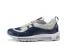 Nike Air Max 98 Supreme Hombres Zapatos Obsidian Reflectante Plata Blanco 844694-400