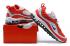 Nike Air Max 98 University Rouge Blanc Rouge Homme Baskets Rare 640744-600