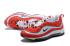 Nike Air Max 98 University Rouge Blanc Rouge Homme Baskets Rare 640744-600