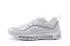 Supreme x Nike Air Max 98 รองเท้าผู้ชายสีขาวสีเทาสะท้อนแสงสีเงิน 844694-002
