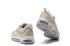 Supreme X Nike Air Max 98 Kulit Ular Layar Kulit Ular Putih Abu-abu Reflektif Perak 844694-100