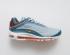 Giày nữ Nike Air Max Deluxe 99 Xanh Trắng Cam 849850-254