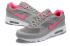 Nike Air Max BW Ultra Big Window GS feminino tênis de corrida cinza claro rosa branco 819475-016