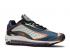 Nike Air Max Deluxe Gs Blue Force Grey Czarny Pomarańczowy Total Cool AR0115-002