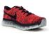 Nike Flyknit Air Max Black Bright Crimson Hyper Orange Running Shoes 620469-006