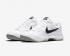 Mujer Nike Court Lite Blanco Negro Medio Gris Zapatos para correr para hombre 845021-100