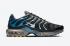 buty do biegania Nike Air Max Plus czarno-niebieskie szare CT1097-002