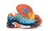 Nike Air Max Plus Sepatu Lari Pemuda GS Kelas Sekolah Sepatu Biru Oranye CQ9893-600