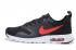Nike Air Max Tavas Black Dark Grey Total Crimson Men Shoes 705149-008