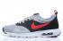 Nike Air Max Tavas SE Men Running Shoes Light Grey Red Black 705149