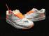 Nike Air Max ZERO QS X สีขาวปิดสีขาวสีส้มสะท้อนแสง Just Do It 917691-100