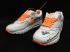 Nike Air Max ZERO QS X Bianche Off White Arancioni riflettenti Just Do It 917691-100