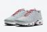 buty do biegania Nike Air Max Plus szare czerwone białe DD7112-001