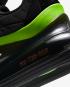 tênis Nike Air Max 720 GS preto verde azul sapatos AQ3196-020