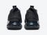 Nike Air Max 720 Triple Noir Bleu Chaussures de Course DA1508-001