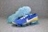 Nike Air VaporMax Flyknit Blue Gold Running Shoes AA3858-103