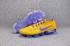 Nike Air VaporMax Flyknit 黃紫色跑鞋 AA3858-104