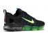Nike Air Vapormax Flyknit 3 Gs 黑色幽靈綠藍淺火莓照片 DD9718-001