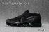 Nike VaporMax COMME des GARCONS 2018 Flyknit sepatu Slide pria hitam putih