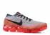 Nike Air Vapormax Flyknit Crimson Black Bright Wolf Grey 849557-026