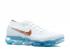 Sepatu Nike Air Vapormax Flyknit Mtlc White Summit Bronze Red 849557-104 Wanita