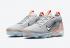 Nike Air VaporMax 2021 Flyknit Grigio Nebbia Luminosa Mango Antracite Bianco DH4084-002