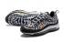 Supreme X Nike Air Max 98 Men Running Shoes White Black