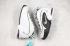 Zapatillas de baloncesto Nike Air Max Penny 1 plateadas, blancas y negras, 311089-101