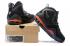 Nike Air Penny V 5 Chaussures de basket-ball noir pêche orange 537331-026