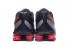 Nike Air Shox 808 Chaussures de course Homme Noir Rouge