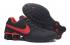 Nike Air Shox Deliver 809 Heren Hardloopschoenen Zwart Rood