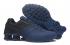 Nike Air Shox Deliver 809 Chaussures de course pour hommes Deep Blue Black