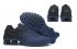 Nike Air Shox Deliver 809 Hombre Zapatillas para correr Deep Blue Black
