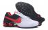 Nike Air Shox Deliver 809 Heren Hardloopschoenen Wit Zwart Rood