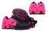 Nike Shox Deliver Damesko Fade Sort Fushia Pink Casual Trainers Sneakers 317547