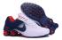 Nike Shox Deliver zapatos de hombre se desvanecen blanco azul oscuro rojo zapatillas de deporte casuales 317547