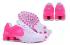 Sepatu Wanita Nike Shox Deliver Sepatu Kets Pelatih Kasual Fushia Pink Putih Pudar 317547