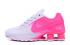 Nike Shox Deliver ผู้หญิง Fade สีขาว Fushia Pink Casual Trainers รองเท้าผ้าใบ 317547