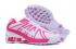 Nike Air Shox OZ TPU Dames Hardloopschoenen Wit Roze