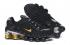 Nike Shox TL 1308 Negro Metálico Dorado Cómodas zapatillas para correr AV3595-007