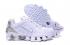 Nike Shox TL 1308 White Metallic Silver Running Shoes AV3595-103