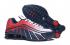 Sepatu Lari Pelatih Nike Air Shox R4 Neymar Jr. Biru Laut Merah BV1387-406