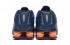 Nike Shox R4 301 Dark BLue Orange Men Retro Running Shoes BV1111-405