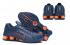 Nike Shox R4 301 深藍色橙色男士復古跑鞋 BV1111-405