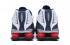 Nike Shox R4 301 Blanco Azul Rojo Hombres Retro Zapatos para correr BV1111-104