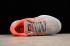 Nike Air Zoom Vomero 12 Gris Orange Chaussures de course Blanc Lace Up 863767-002