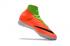 Nike HypervenomX Proximo II DF TF verde naranja hombres zapatos de fútbol